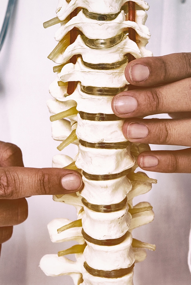 Spine injury v