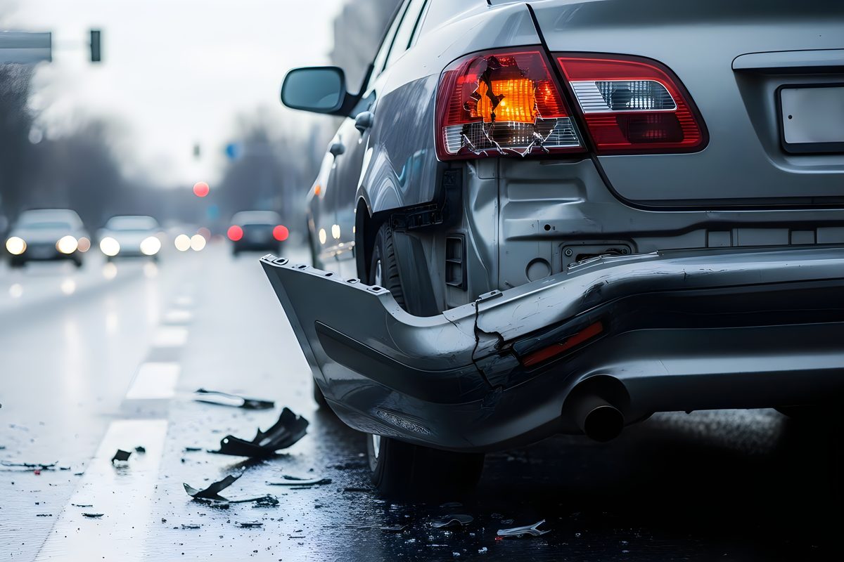 Rear-end car accident and comparative fault rules in Missouri and Kansas